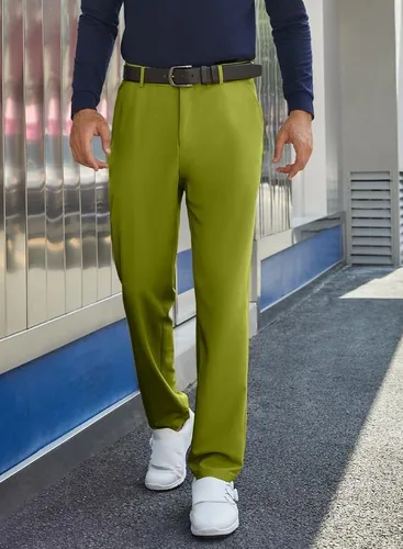 Vista 7 de JMIERR Pantalones de golf para hombre, elásticos, ajustados, para correr, viajes, trabajo, pantalones de vestir chinos para hombre