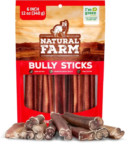 Vista 23 de Natural Farm Golosinas de colágeno trenzadas para perros (30 cm, paquete de 6), palitos de colágeno, golosinas naturales para perros, de larga