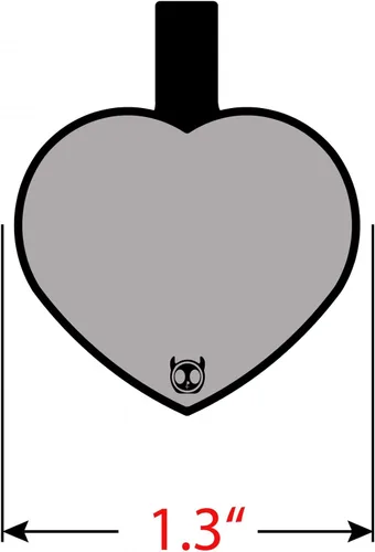 Vista 5 de Placa de identificación silenciosa personalizada con 5 líneas de identificación de mascotas de silicona duradera y grabada profundamente, diseño