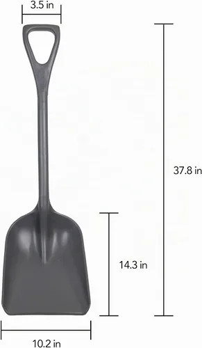 Vista 2 de REMCO Polipropileno Industrial higiénico Pala, 24", Gris, 1