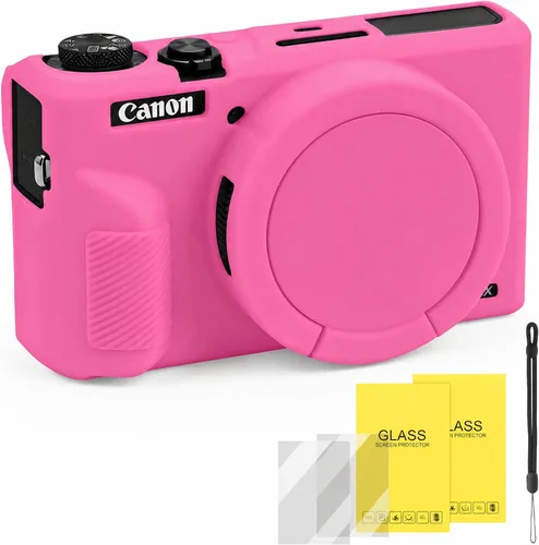 Vista 9 de Funda de silicona para cámara Canon PowerShot G7X Mark III (negro)