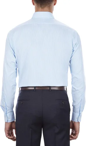 Vista 3 de Van Heusen Men's Dress Shirt Regular Fit Pinpoint Stripe