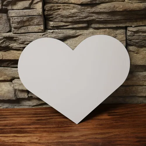 Vista 6 de Paquete Heart SVG con corazón de aluminio personalizable en blanco con archivo incluido, fabricado en los Estados Unidos para bricolaje, artesanos