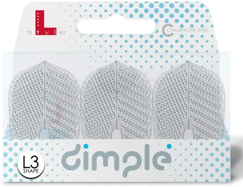 Vista 9 de L-style L3 Shape (Small Standard) Dart Flights - PRO Dimple