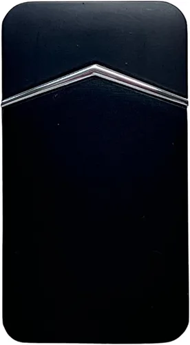 Vista 2 de NIVEK Encendedor de llama verde, a la moda, a prueba de viento, botón cromado, recargable, ajustable, compacto, tamaño de bolsillo, multicolor NEGRO