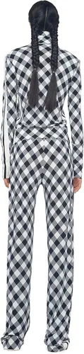 Vista 3 de Norma Kamali Pantalón deportivo estilo boyfriend con rayas laterales para mujer