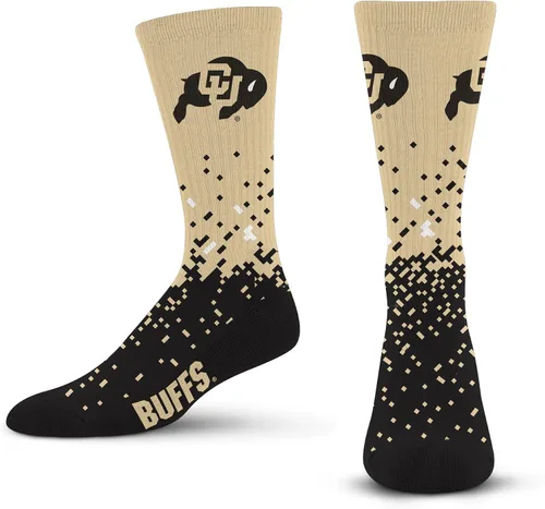 Vista 50 de For Bare Feet Calcetines de la NCAA para niños y niñas, unisex, Spray Zone Crew, para jóvenes