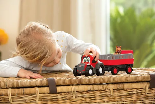 Vista 8 de Dickie Toys 204115002 ABC Massey Ferguson Remolque de animales