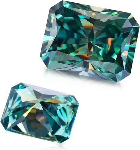 Vista 10 de Moissanite Loose Stone VVS1 Clarity for Pendant Ring Stud Earring Jewelry Making with Certificate of Authenticity GRA