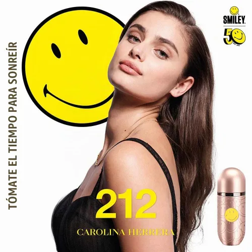 Vista 6 de Carolina Herrera 212 VIP Rose Smiley EDP Spray Mujeres 2.7 oz