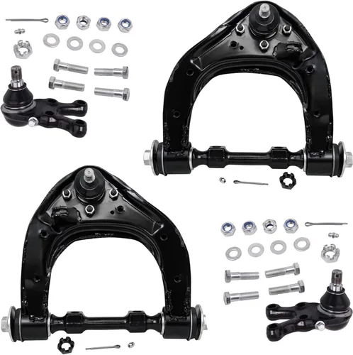 Vista 73 de Detroit Axle - 4 piezas de brazos de control traseros para Ford C-Max, Focus, Mazda 3 5, Volvo C30, C70, S40, V50, 4 brazos de control superiores e