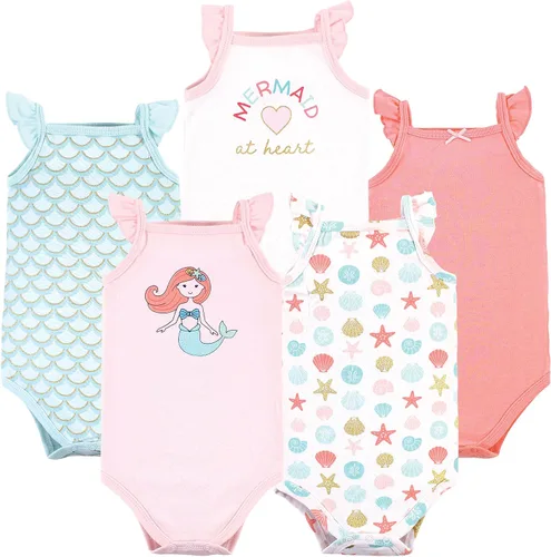 Vista 10 de Hudson Baby Mamelucos sin mangas unisex de algodón para bebé Béisbol