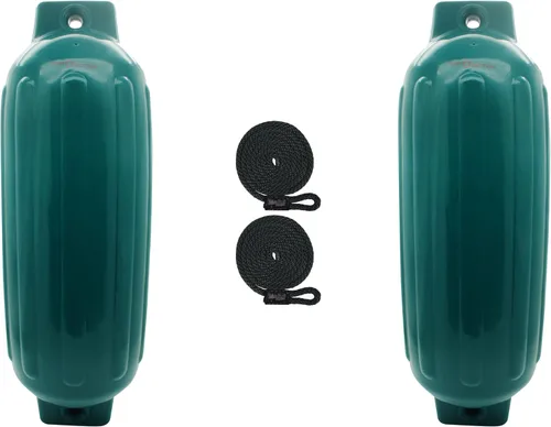 Vista 43 de Extreme Max 3006.7375 BoatTector Defensa Inflable Value Paquete de 2 - 4.5" x 16", Negro