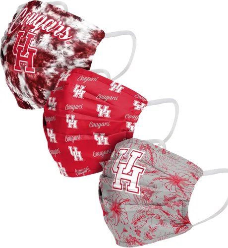 Vista 19 de FOCO - Cubrebocas reutilizable y lavable con logo del equipo NCAA para el partido