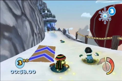 Vista 2 de Sled Shred featuring the Jamaican Bobsled Team - Nintendo Wii