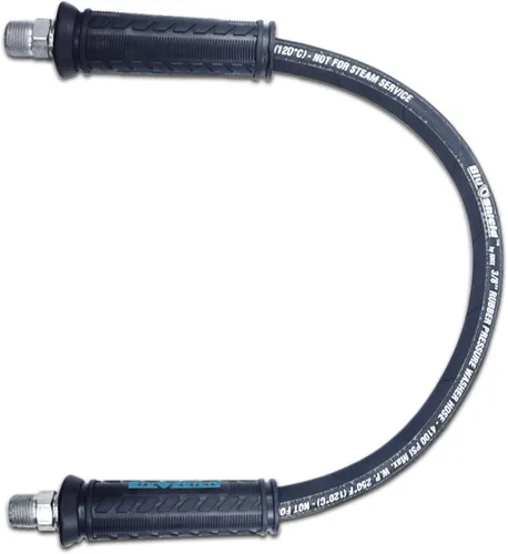 Vista 2 de BluShield Manguera de látigo para lavadora a presión, manguera de conector de carrete de manguera para lavado a presión (3/8 pulgadas x 2 pies)