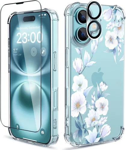 Vista 89 de Funda para iPhone 13 y iPhone 14 (6.1 pulgadas), funda protectora delgada de poliuretano termoplástico suave a prueba de golpes, bonito