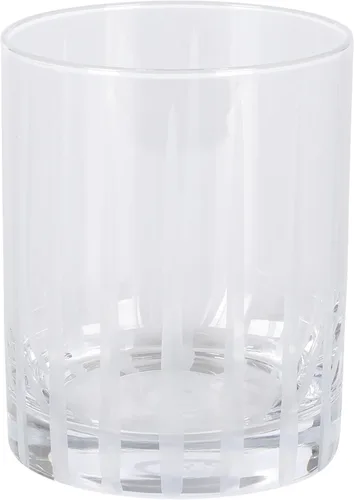 Vista 6 de Babish 4 vasos de 14 onzas DOF Old Fashioned para beber y whisky, cristal transparente grabado a mano