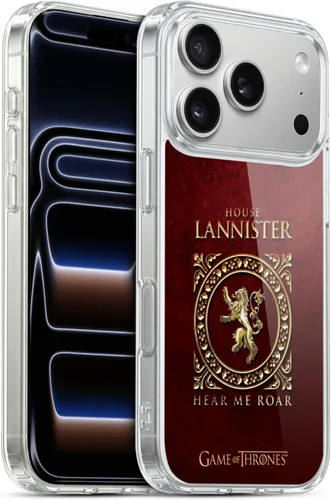 Vista 63 de Producto oficial de HBO Game of Thrones metálico Sigils Soft Gel Case para iPhone de Apple 7 Plus/8 PLUS, Lannister