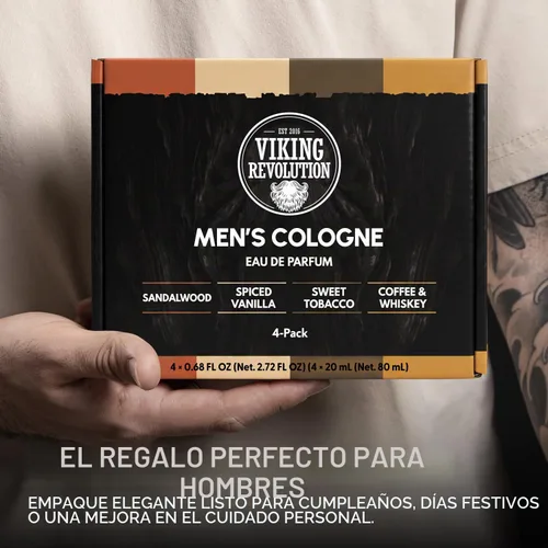 Vista 7 de Viking Revolution Juego de muestras de colonia para hombre, tamaño de viaje
