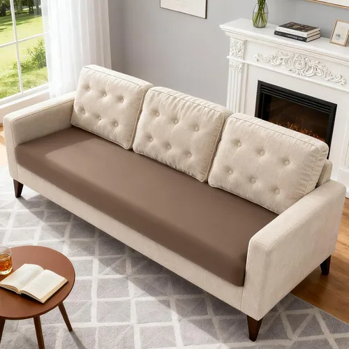Vista 68 de TAOCOCO Fundas de Cojines de Sofá Elásticas Fundas de Asiento de Silla para Sillón, Fundas de Asiento de Sofá de 1 Pieza Protector de Muebles Suave