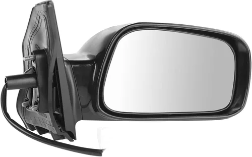 Vista 88 de TRQ Cubierta cromada del espejo manual del lado del pasajero, acabado liso para Volvo VNL 2004-2014