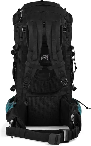 Vista 3 de Expedition - Mochila de senderismo con marco interno de 80 litros, ligera, impermeable, mochila de senderismo y campamento con cubierta para lluvia