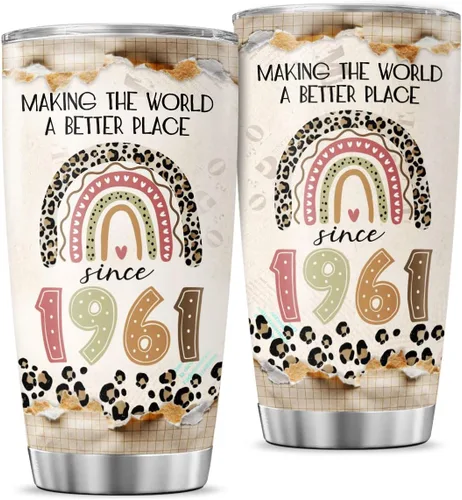 Vista 10 de Making The World A Better Place Since 1996 - Vaso de acero inoxidable de 20 onzas, regalo de cumpleaños para mujeres, regalo de cumpleaños para 30