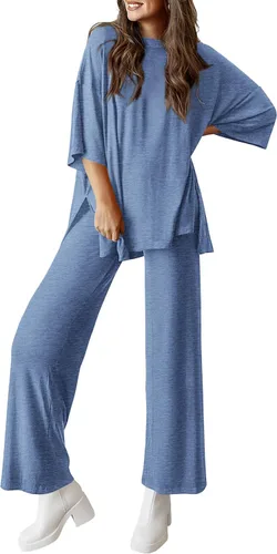 Vista 15 de PRETTYGARDEN Conjunto de dos piezas para mujer Negro