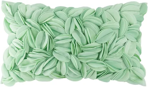 Vista 12 de KINGROSE Funda de Almohada Decorativa para el Hogar Hecha a Mano con Flores 3D Rectangular Cubierta de Cojín 12 x 20 Pulgadas para Cama Sala