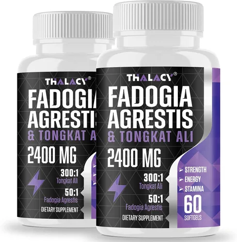 Vista 8 de 2400mg Fadogia Agrestis Tongkat Ali Suplemento - Fadogia Agrestis 1400mg y Tongkat Ali 1000mg Ultra Blend, máxima fuerza, masa muscular
