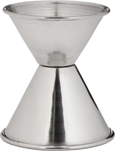 Vista 7 de Winco - Jigger de acero inoxidable de 1/2 oz y 1 oz