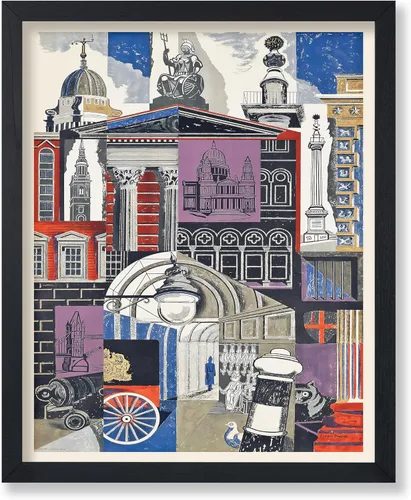 Vista 7 de Poster Master Póster de viaje vintage, impresión de Grecia, arte de Atenas, arte de la bahía de Castella, regalo costero para él, ella, amante