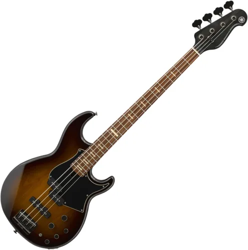Vista 13 de Yamaha BB734A BB-Series Guitarra Bajo, Negro Mate Translúcido