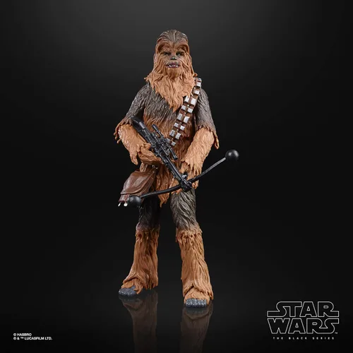 Vista 4 de Star Wars - Figura coleccionable de Chewbacca The Black Series de 15 cm, El Imperio Contraataca, 40° aniversario, para niños de 4 años en adelante