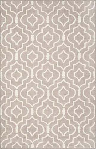 Vista 6 de SAFAVIEH Cambridge Collection - Alfombra decorativa de 2 x 3 pies, color beige y marfil, lana marroquí hecha a mano, ideal para zonas de alto