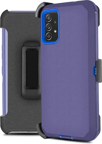 Vista 8 de Funda compatible con Samsung Galaxy A23 5G, con clip para cinturón, resistente, a prueba de golpes, protección de cuerpo completo, funda para Negro