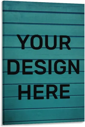 Vista 36 de Lienzo enmarcado con cita personalizada, lienzo motivacional positivo, arte de pared, crea tus propias imágenes, póster personalizado para sala