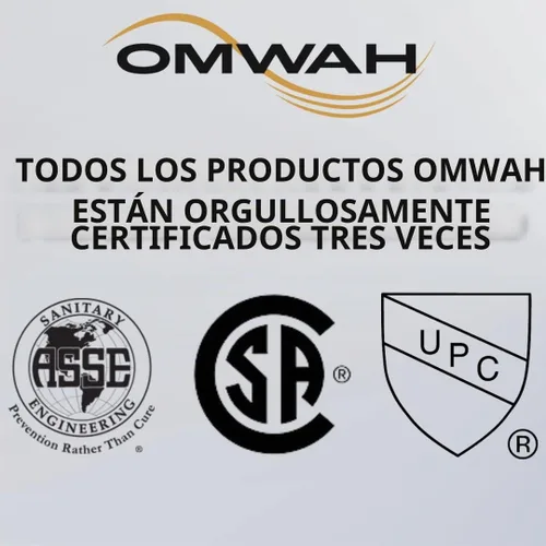 Vista 2 de Grifo de fregadero de salón con certificación UPC OMWAH SU-94 (1)