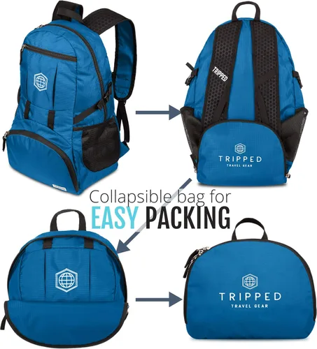 Vista 2 de Mochila de viaje mochila ligera para senderismo, gimnasio y avión