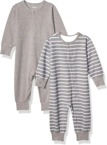 Vista 25 de Hanes Ultimate Baby - Trajes para dormir y jugar (2 unidades), para bebés, flexibles