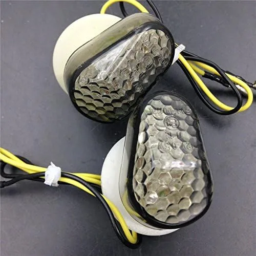 Vista 2 de XKH - Luces LED direccionales para motocicleta, compatibles con Yzf R1 R6 R6S Yzf R6 Fz6 Fz1 Fz Fazer Smoke [B00Y7CB0LA]