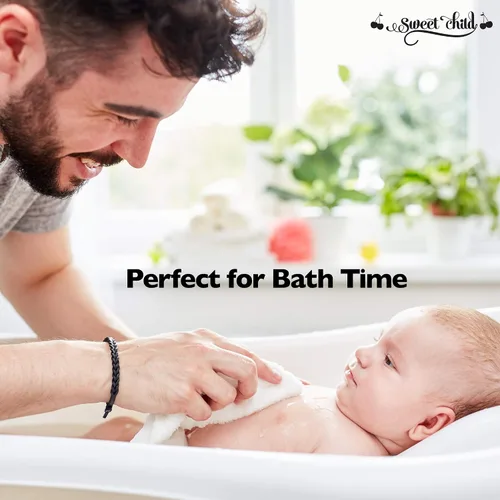 Vista 9 de Sweet Child Paquete de 8 paños para bebé, paño de rayón súper suave, paños de lavado para recién nacidos, bebés y niños, toallas de baño, toalla
