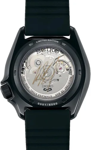 Vista 2 de SEIKO 5 Sports Yuto Horigome Reloj automático SRPJ39 edición limitada de camuflaje negro Negro - Reloj automático
