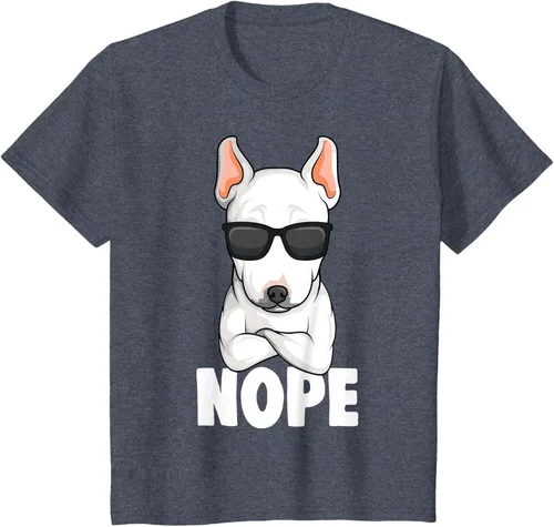 Vista 95 de Camiseta de perro Bull Terrier para niños y mujeres, Negro