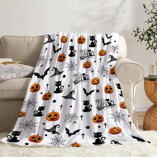 Vista 24 de Cute Ghosts - Manta de bebé personalizada para recién nacido, regalos para Halloween y Navidad, 40 x 30 pulgadas