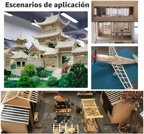 Vista 5 de MUXGOA 20 piezas de hojas de madera, hojas de madera de balsa sin terminar para manualidades DIY, láminas delgadas de madera para adornos de madera