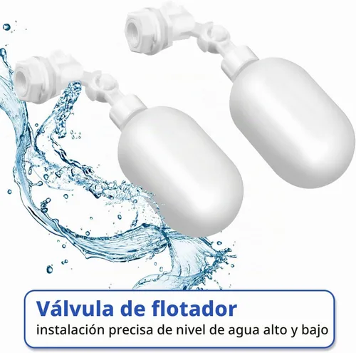 Vista 6 de Mudder Paquete de 2 válvulas de bola flotantes ajustables de 1/4 pulgadas