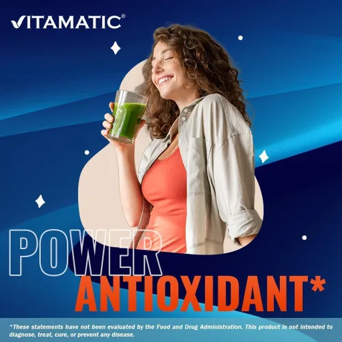 Vista 4 de Vitamatic Ácido alfa lipoico puro (ALA) 600 mg por porción, 167 porciones, sin OMG y sin gluten
