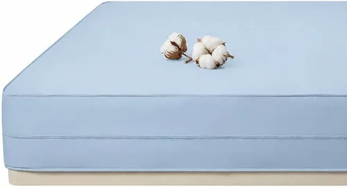 Vista 3 de Protectores de almohada de algodón estándar, paquete de 2 y funda